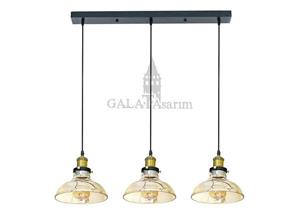 3'lü Camlı Vintage Sarkıt (GT-7060)