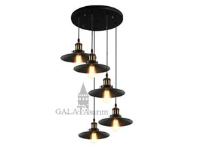 5'li Şapkalı Vintage Sarkıt (GT-7073)